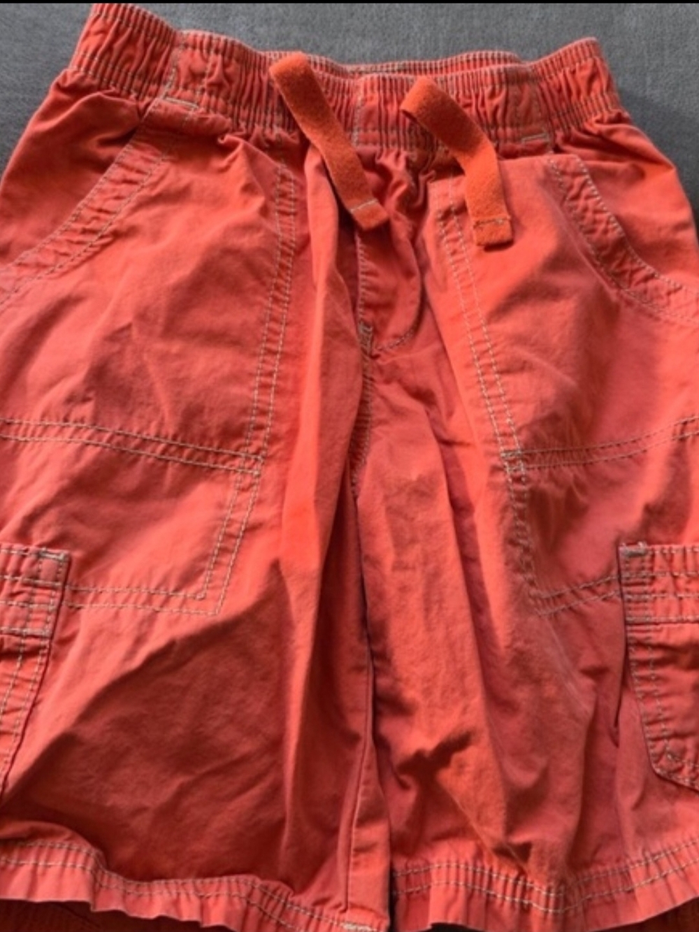 OshKosh B'gosh Coral Drawstring Cargo Shorts - Kids